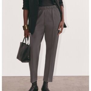 Everlane The Dream Pant Elastic Waist Pull On Career Casual Gray Size‎ 6